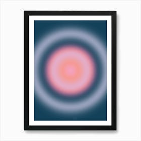 Magical Night 02 Gradient Aura Art Print