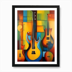 Guitars Art Print