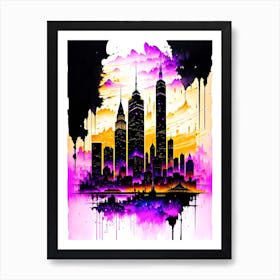 New York City Skyline 4 Art Print