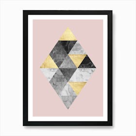 Texture geometry 2 Art Print