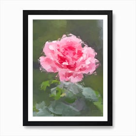 Painted Rose Art Print