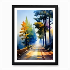 Road To The Sun Art Print