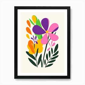 Flowers In A Vase 20 Art Print