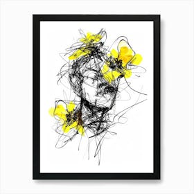 Yellow Flowers 7 Art Print