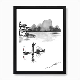 Quadryptique Japon Part 2 Art Print