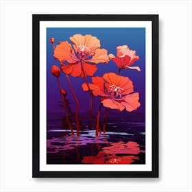 Surreal Lily Illustration Art Print