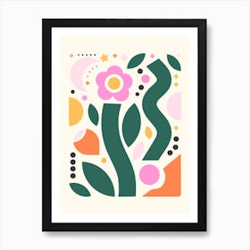 Playful Abstract Nature Art Print