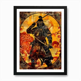 Samurai Warrior 7 Art Print