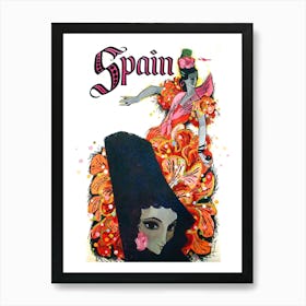 Spain, Two Spanish Dancers Art Print