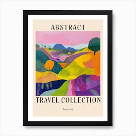 Abstract Travel Collection Poster Timor Leste 2 Art Print