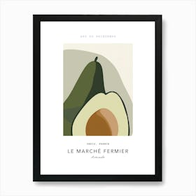 Avocado Le Marche Fermier Poster 6 Art Print