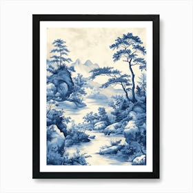 Fantastic Chinese Landscape 22 Art Print