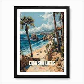 Cabo San Lucas Vintage Travel Poster Art Print