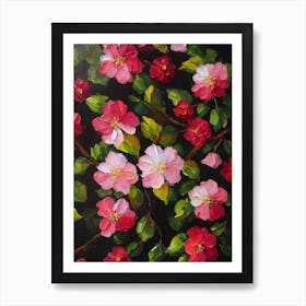 Cherry Blossom Still Life Oil Painting Flower Art Print