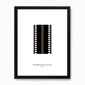 Road Movie Film Genre Icon Art Print