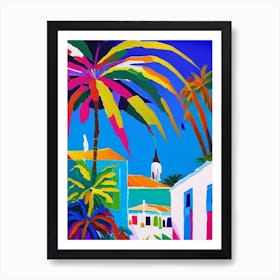 Bimini Bahamas Colourful Painting Tropical Destination Affiche