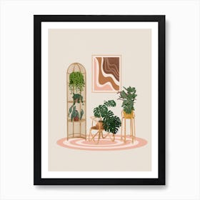 Room With Plants Art Print