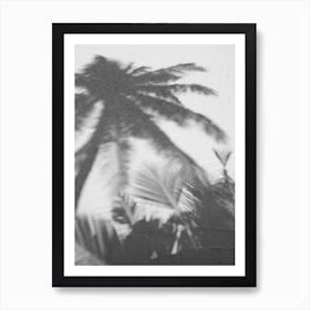 Palms On The Beach Art Print