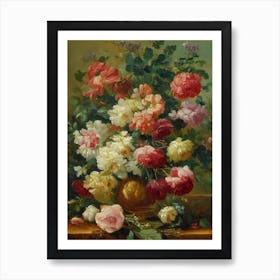 Stock Painting 2 Flower Art Print