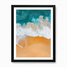 Aerial View Of A Beach 7 Art Print