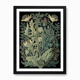 Le Jardin Plume, France Vintage Botanical Art Print