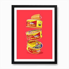 Tuna Red Art Print