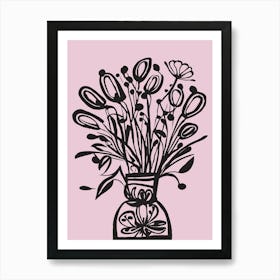 Flowers In A Vase 9 Art Print