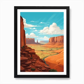 Landscape In The Desert 1 Art Print