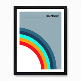 Rainbow Blue Art Print