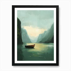 Boat In The Water Art Print