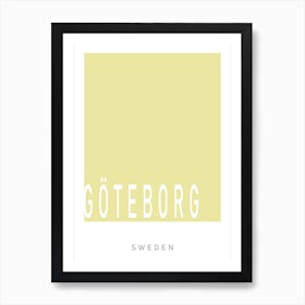 Gothenburg Sweden Art Print