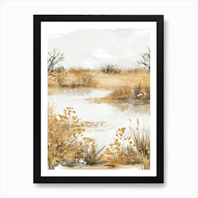 Marshland 3 Art Print