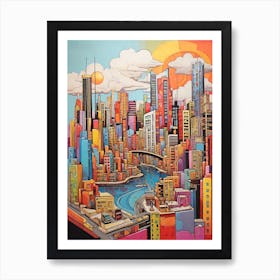 Chicago Skyline Art Print