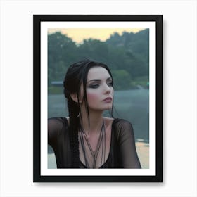 Gothic Woman Art Print