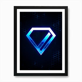 Diamond Rocket League Art Print