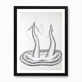 In A Boat Art Print