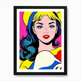 Pop Art Vintage Look Art Print