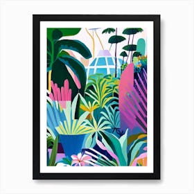 Gardens By The Bay, Singapore Abstract Still Life Art Print