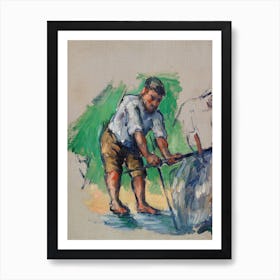 The Well Driller, Paul Cézanne Art Print