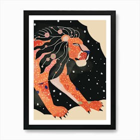 Astral Lion Art Print