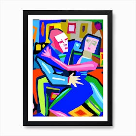 Dancing Couple Matisse 2 Art Print