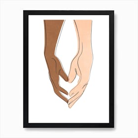 Touch Art Print