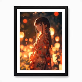 Kimono Art Print