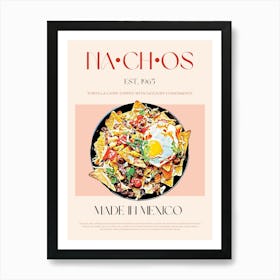 Nachos Mid Century Affiche