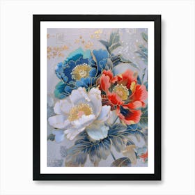 Chinese Flower Painting 108 Art Print