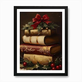 Christmas Books 1 Art Print