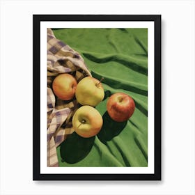 Autumn Apples Still Life 3 Art Print