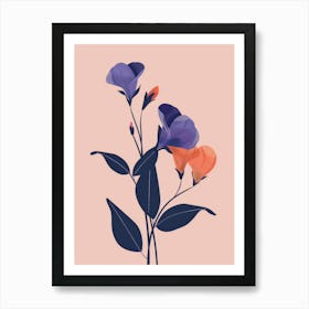 Flowers Illustration Art Print