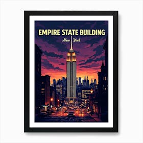 Empire State Building Art Print