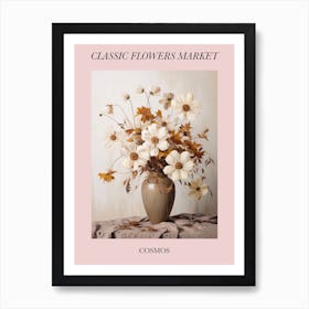 Classic Flowers Market  Cosmos Floral Poster 2 Art Print